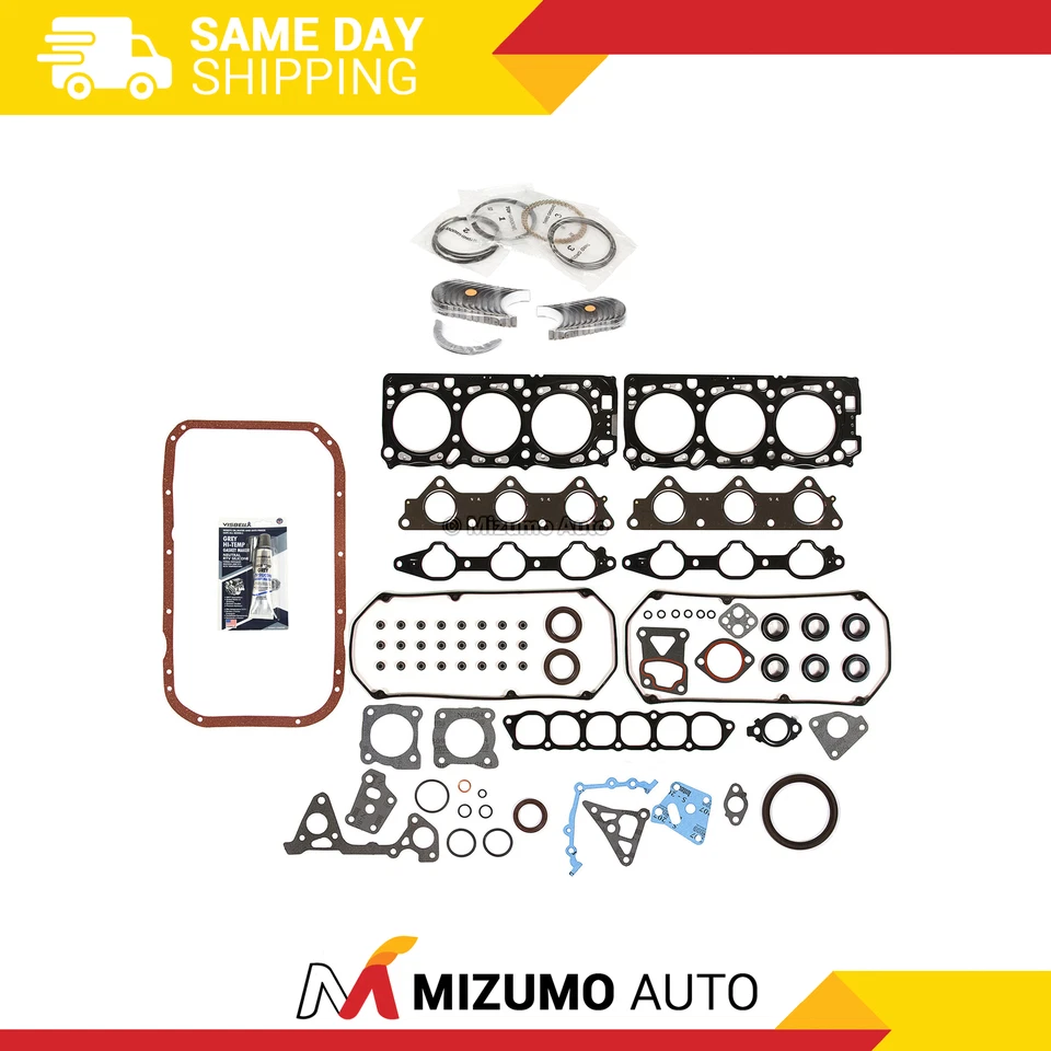 Full Gasket Set Bearings Rings Fit Mitsubishi Montero & Sport 3.0 6G72 - Image 1 of 4