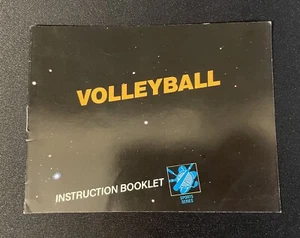 Volleyball Black Label Early Print USA NES Nintendo Instruction Booklet Manual - Picture 1 of 2