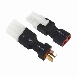 Deans T Plug to Tamiya Kyosho Female Male Adapter Connector for Lipo Charger ESC - Picture 1 of 9