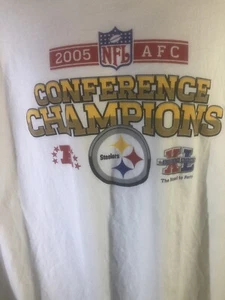 Pittsburgh Steelers reebok 2005 AFC Conference champions shirt super bowl 2XL - Picture 1 of 6