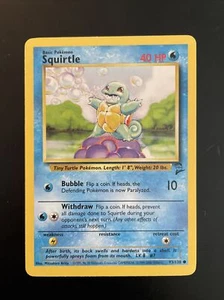 Squirtle 93/130 Basisset 2 WOTC Vintage Neuwertig Pokémonkarte - Bild 1 von 1