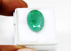 4.38 Ct Certified Natural Emerald Oval Big Faceted Loose Gemstone No Reserv A11