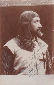Foto firmada barítono de ópera ADOLPHE CORIN en Griselidis de Massenet, 1908 - Imagen 1 de 1