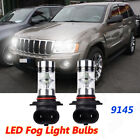 9145 For Jeep Grand Cherokee 2004-2010 LED Fog Running Light Bulbs 6000K White