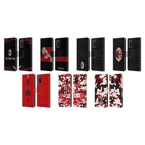 OFFICIAL AC MILAN CREST PATTERNS LEATHER BOOK WALLET CASE FOR SAMSUNG PHONES 1 - Picture 1 of 13