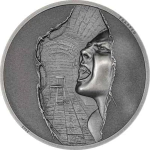 2023 Cook Islands $5 TRAPPED Escape 1oz .999 Silver High Relief - Picture 1 of 3