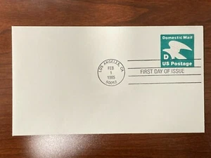 1985 DOMESTIC MAIL D US POSTAGE FIRST DAY OF ISSUE COVER - Picture 1 of 1