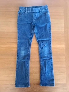 Gymboree Girls Size 7 Blue Jean Leggings Used - Picture 1 of 10