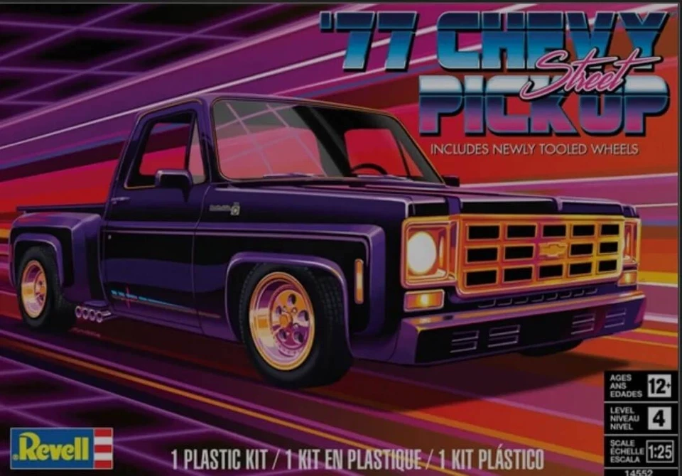 Kit modelo plástico camioneta Chevy Street Revell 1/25 77 Foto 1 de 1