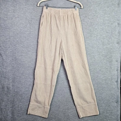 American Vintage Women's Ivory Pockets Corduroy Straight Leg Pants Size XS - Image 1 of 4