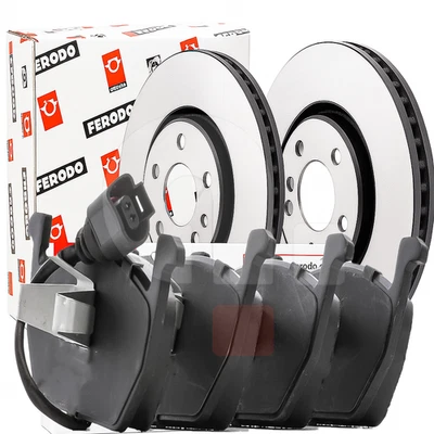 Kit Dischi E Pastiglie Freno Anteriori Ferodo Skoda Octavia III Seat Leon 5F Foto 1 de 4