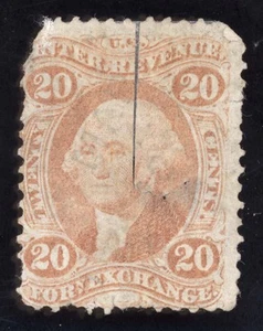 US Scott R41c Used 20c red Foreign Exchange Revenue Lot Z416 bhmstamps - Picture 1 of 2