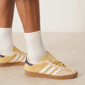 adidas Originals Gazelle Indoor Herren Sportschuh Sneaker Freizeitschuhe Hafer - Bild 1 von 6