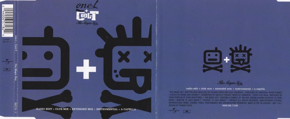 One-T + Cool-T - The Magic Key  (5Track Maxi CD) - Bild 1 von 1