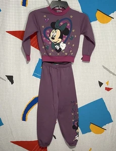 Conjunto de Pantalones Sudadera Vintage Años 90 Disney Mickey Minnie 4T 5T Años 80 Pantalones de Sudadera Raro - Imagen 1 de 17