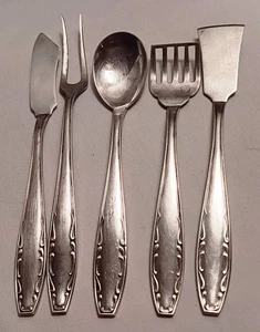 5pc. Set Antique Hors d’oeuvres Appetizer Flatware / Cutlery Herkules, Germany - Picture 1 of 4