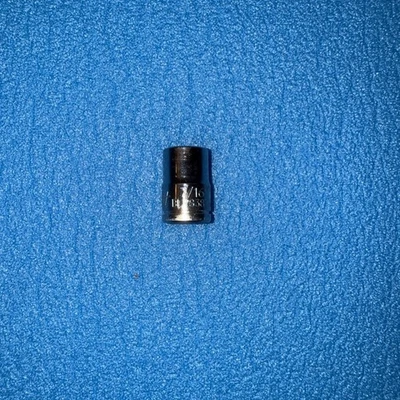 Blue Point Tools BLPS38716 7/16" SAE Shallow Socket 3/8" Drive 6 Point Chrome - Image 1 of 2