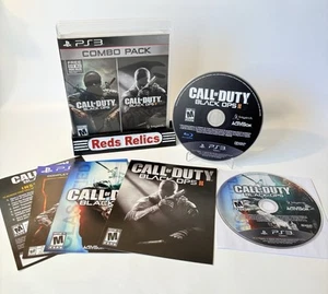 Call of Duty: Black Ops and Black Ops 2 (Sony PlayStation 3, 2015) Completo Casi Nuevo - Imagen 1 de 17