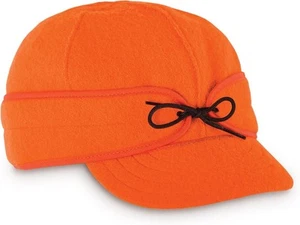 Stormy Kromer Rancher Mütze Wollmütze mit Fleece Ohrenklappe Blaze Orange (Passform 6 7/8) - Bild 1 von 5