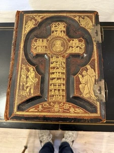 Antique Douay Rheims Holy Bible - Picture 1 of 17