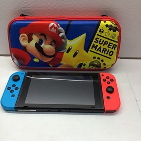 Nintendo Switch HAC-001(-01) Red/Blue Joy-Con Tested Working Console