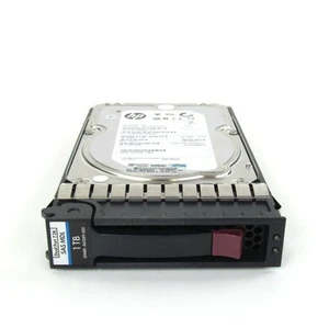 HP 461137-B21 1 TB 3G SAS 7,2K 1/MIN LFF 3,5" DP Laufwerk 461289-001 zy - Bild 1 von 3