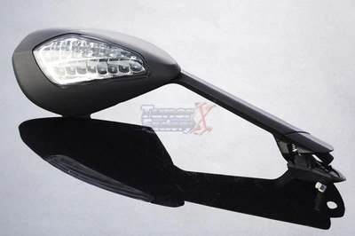 Espejos retrovisores laterales derechos FIT Ducati 899 1199 Panigale S R negro mate 14 2015 12 marca E Foto 1 de 2