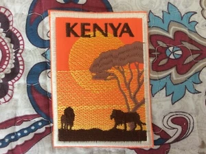 Patch Kenya Souvenir Nairobi Lion Africa - Picture 1 of 1