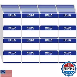 Zacool 480 Pcs Name Tag Stickers (3"x 2") Identification Badges, Peel and Sti - Picture 1 of 5