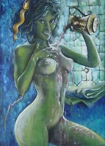 Dipinto ad olio originale in stile impressionista. LUST, unico nel suo genere - Foto 1 di 1