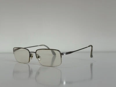 Marco de gafas Ray Ban RB 8632 1000 media llanta bronce titanio solo 54-18-145 Foto 1 de 4