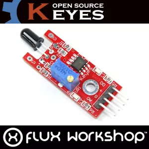 3pcs Keyes 760 - 1100nm IR Detector KY-026 Flame Analog Digital Flux Workshop - Picture 1 of 4
