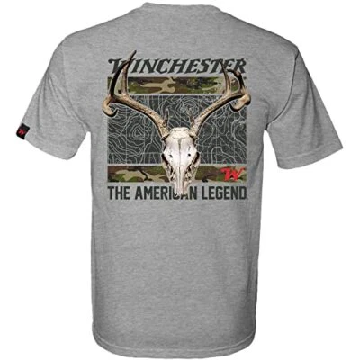 Winchester Pro - Camiseta Camuflada Calavera de Ciervo Para Hombre Foto 1 de 4