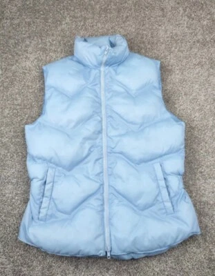 Chaleco acolchado Roper para mujer pequeño azul aislado ecuestre occidental equitación al aire libre Foto 1 de 4