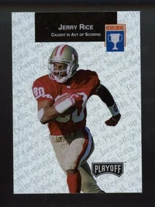 1993 Playoff #H-4 Jerry Rice Headliners Redemption casi como nuevo o mejor - Imagen 1 de 2