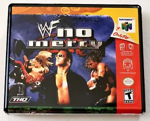 WWF No Mercy SOLO ESTUCHE Nintendo 64 N64 Caja CUALQUIER 4+ 20% DE DESCUENTO CALIDAD A+ - Imagen 1 de 5