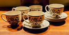 STAFFORDSHIRE OLD GRANITE JOHNSON BROS~CHERRY THIEVES~ 5 CUPS & SAUCERS EXC COND
