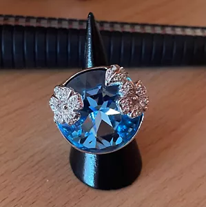 Ricarda M. Ring - RAR und Selten - Silber Türkis - rhodiniert Gr. 16,8 - Bild 1 von 8