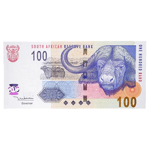 [#333085] Banknote, South Africa, 100 Rand, Undated (2004), KM:131a, UNC Cover