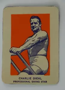 Charlie Diehl Diving Star 1952 Wheaties Hand Cut #826-11 - Bild 1 von 3