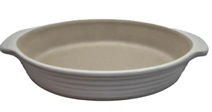 Pampered Chef Stoneware Oval Baking Dish 9.5 X 6 Inches EUC 060103 - Picture 1 of 7