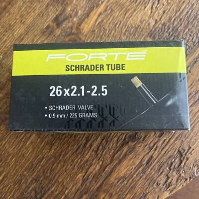 Forte Presto Tube  26 x 1.5 x 2.0 Inner Tube. 36MM presta Valve 0.9MM/190 G - Image 1 of 4