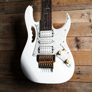 Ibanez Prestige JEM7V7 Steve Vai Signature 7-String in White - Picture 1 of 8