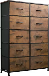 Tall Dresser for Bedroom with 10 Fabric Drawers, Organizer Units for Closet, Sto - Picture 1 of 7