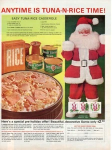 Vintage advertising print Food BREAST-O-CHICKEN Tuna Santa Claus Offer 1962 ad - Picture 1 of 1