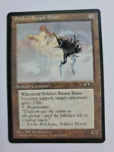 MTG Magic The Gathering Card Soldevi Steam Beast Artifact Creature Alliances - Picture 1 of 2