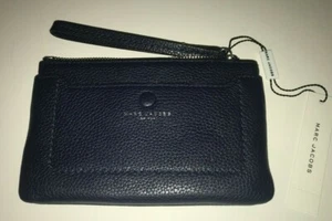 MARC JACOBS Empire City Leather Wristlet NIGHT SKY BLUE Wallet Purse ($140) NWT - Picture 1 of 5