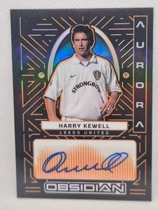#/75 Harry Kewell Australia Leeds 22-23 Panini Obsidian Aurora Autograph Orange - Picture 1 of 2