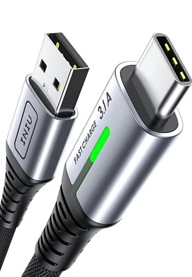 INIU USB C Charger Cable 2m 3.1A Type C Cable Fast Charging, Braided iPhone16 15 - Image 1 of 4