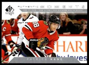 2018-19 SP Authentic MOMENTS Patrick Kane Chicago Blackhawks #104 R82 - Picture 1 of 2